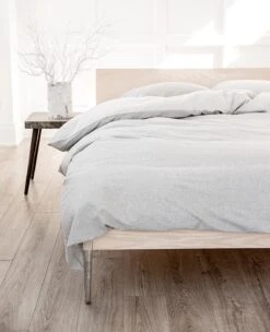 Heather Grey Flannel -Home Textiles Shop Heather Grey Oatmeal Pinstripe Flannel 15