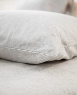 Heather Grey Flannel -Home Textiles Shop Heather Grey Oatmeal Pinstripe Flannel 22