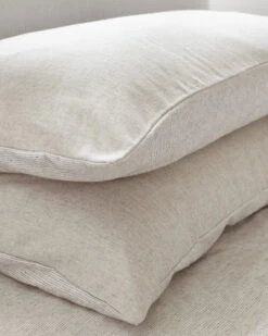 Heather Oatmeal Flannel -Home Textiles Shop Heather Oatmeal Flannel13