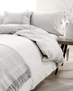 Heather Oatmeal Flannel -Home Textiles Shop Heather Oatmeal Flannel3