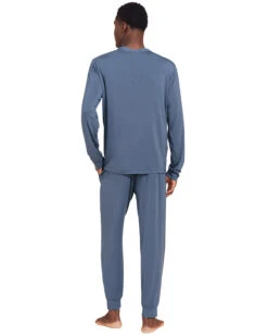Eberjey Henry Men's PJ Coastal Blue -Home Textiles Shop Henry Men s PJ Coastal Blue2