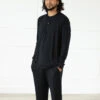 Eberjey Henry Men's PJ Black -Home Textiles Shop HenryLongBlack4