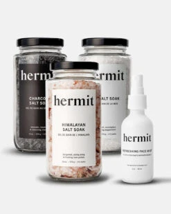 Hermit Salt Bath Soak & Refreshing Mist Set