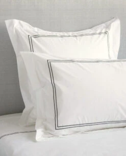 Hotel 2-Line Stitch 220 Thread Count Percale -Home Textiles Shop Hotel2Line Shams Edit
