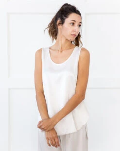 Jackie Satin Cami -Home Textiles Shop Jackie Satin Cami Egg Nog2