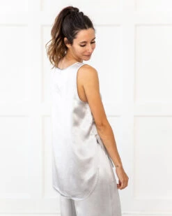 Jackie Satin Cami -Home Textiles Shop Jackie Satin Cami Silver3