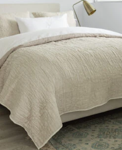 Julian Natural Linen Quilt