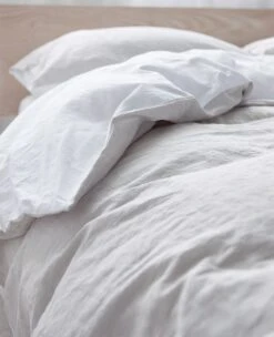 Duet Washed Linen White/Clay