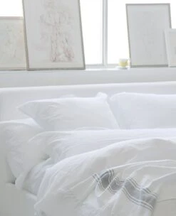 Washed Linen/Cotton White