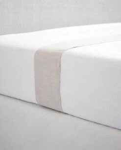 Washed Linen Contrast-Heading -Home Textiles Shop Lavato Linen Contrast Flax flatsheet1