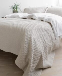 Ungaretti Coverlet Flax -Home Textiles Shop Lavato Ungaretti Flax 1