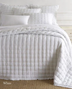 Linen Puff Quilt -Home Textiles Shop Linen Puff Quilt 1