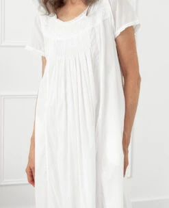 Lisa Cotton Nightgown -Home Textiles Shop Lisa Cap Sleeve Nightgown 2