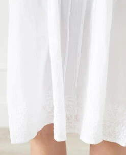 Lisa Cotton Nightgown -Home Textiles Shop Lisa Cap Sleeve Nightgown3