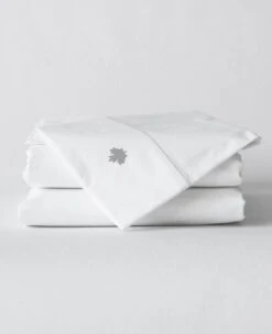 Maple Leaf Cool & Crisp Percale Bundle -Home Textiles Shop Maple Leaf Sheets silver