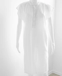 Maria Chemise White -Home Textiles Shop MariaSleevelessChemiseWhite1