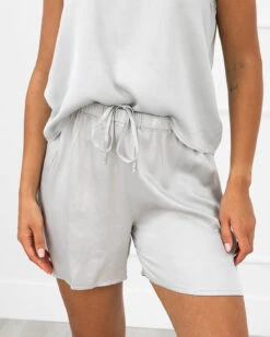 Mo Silky Soft Satin Boxer -Home Textiles Shop Mo Satin Boxer Grey Fox1