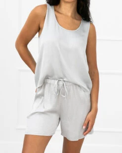 Marta Silky Soft Satin Cami -Home Textiles Shop Mo Satin Boxer Nude Grey Fox1 996f6d77 f28a 4b6a 8996 aac67cf915c3