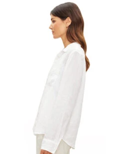 Velvet Natalia Linen Shirt 28 Velvet Natalia Linen Shirt -Home Textiles Shop Natalia Linen Shirt White3