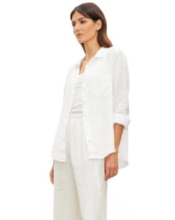 Velvet Natalia Linen Shirt 29 Velvet Natalia Linen Shirt -Home Textiles Shop Natalia Linen Shirt White6