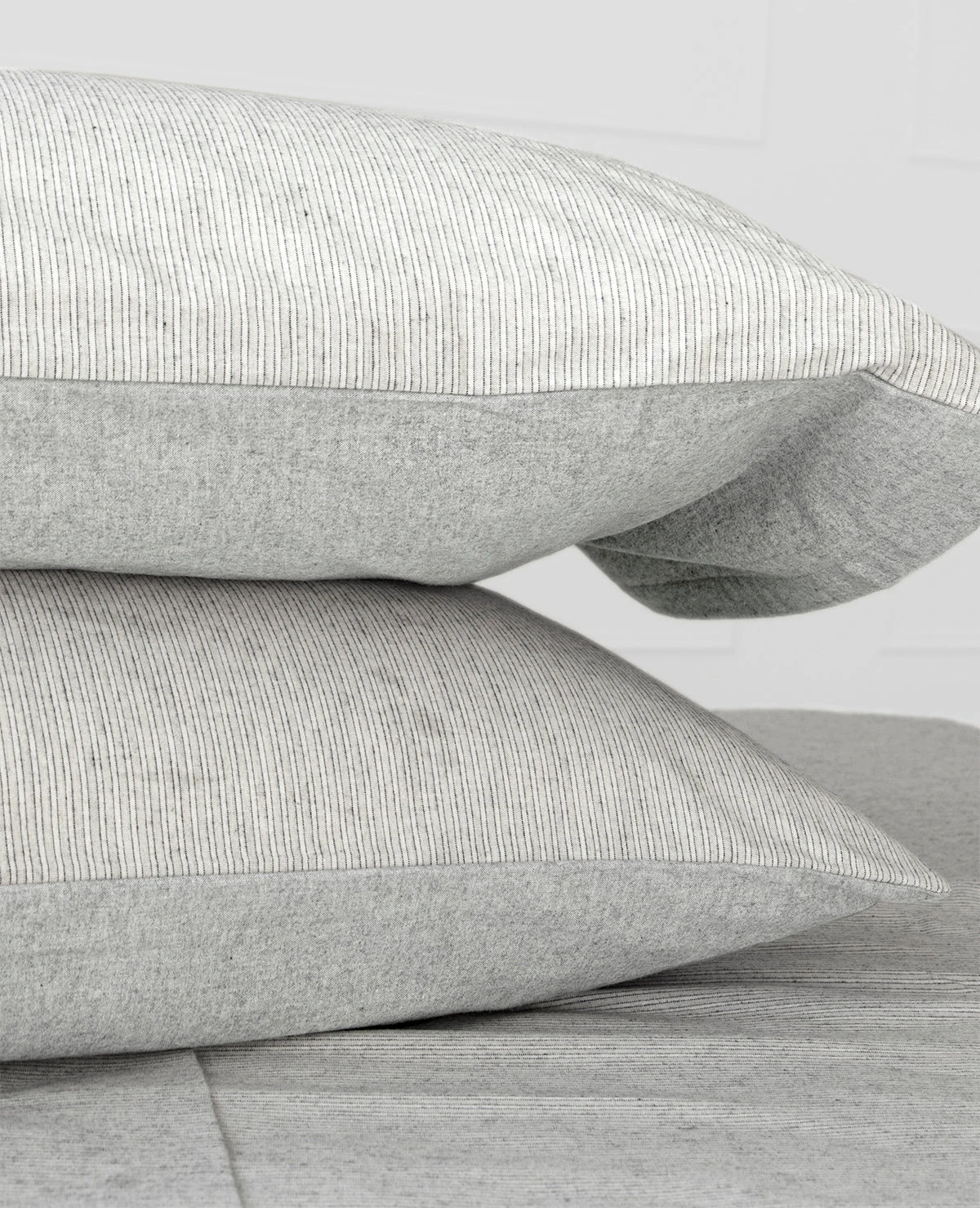 Pinstripe Oatmeal Flannel 12 Pinstripe Oatmeal Flannel - Image 10