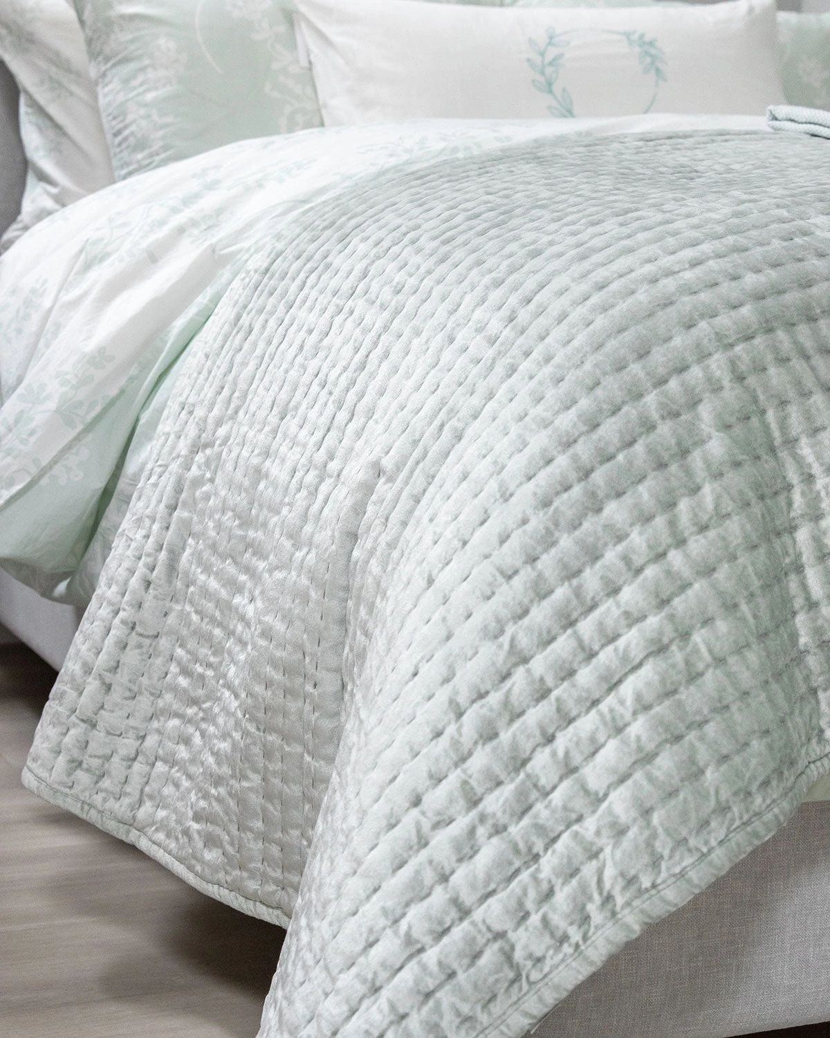 Orchid Quilt Ice Mint 4 Orchid Quilt Ice Mint - Image 2