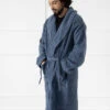 Organic Cotton Terry Robe Twilight -Home Textiles Shop Organic Cotton Terry Robe Twilight