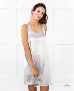 Jessica Satin Nightie -Home Textiles Shop PJ Harlow Jessica Silver 3 25991fcf cb5e 4a91 a4ba 9c2c42d1c509