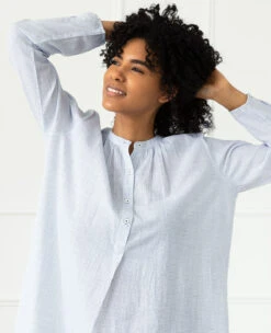 Paule Sleepshirt Blue -Home Textiles Shop Paule Sleepshirt Blue2