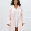 Peggy Organic Robe For Breast Cancer -Home Textiles Shop Peggy Organic Cotton Terry Robe Pink4