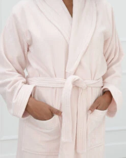 Peggy Organic Robe For Breast Cancer 15 Peggy Organic Robe For Breast Cancer -Home Textiles Shop Peggy Organic Cotton Terry Robe Pink8