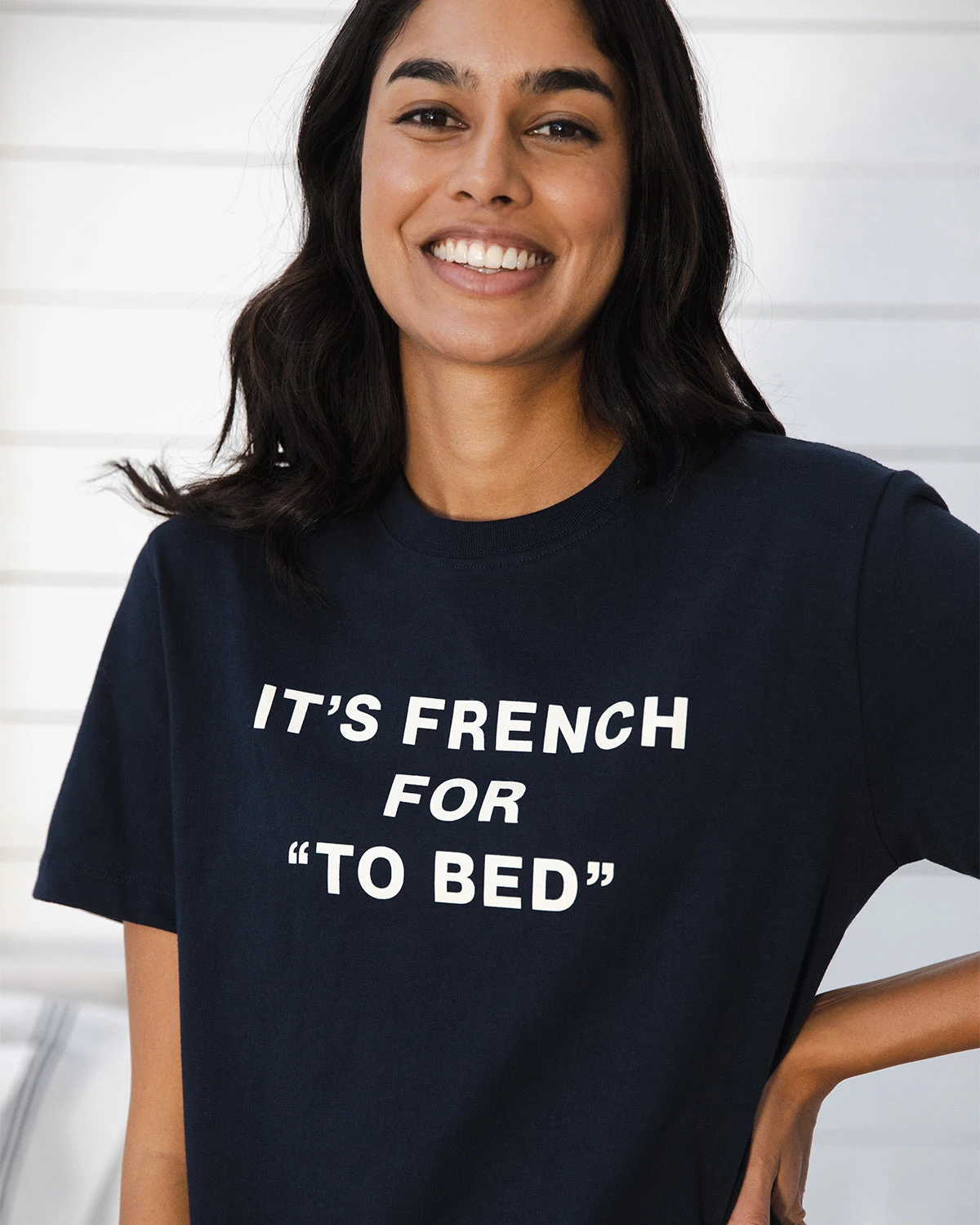 Au Lit X Province Of Canada French For To Bed Tee 7 Au Lit X Province Of Canada French For To Bed Tee - Image 5
