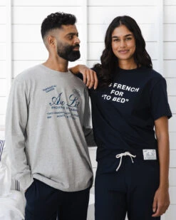 Au Lit X Province Of Canada Vintage Logo Tee Grey -Home Textiles Shop ProvinceofCanadaVintageLogoTeeGrey4