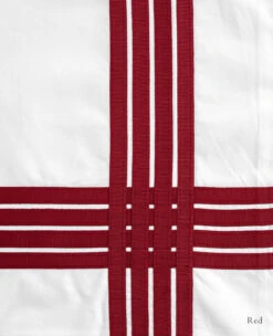 Quartette Custom Collection -Home Textiles Shop Quartette Pillow Cases Swatch Name Red