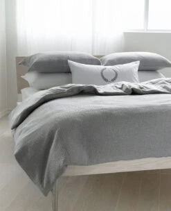 Cozy Reversible Cotton Jersey Grey -Home Textiles Shop RUSTICGREY1