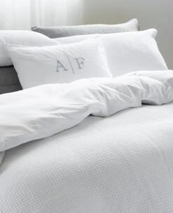 Cozy Reversible Cotton Jersey White -Home Textiles Shop RUSTIC WHITE