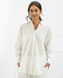 Velvet Redondo Cotton Shirt -Home Textiles Shop RedondoCottonShirtBeach3