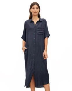 Velvet Sandra Linen Dress