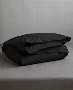 Silky 320 Thread Count Cotton Sateen Black -Home Textiles Shop SateenBlack duvetcovercopy