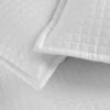 Savoy Quilted White Shams -Home Textiles Shop Savoy White Beauty