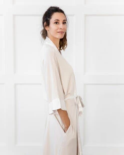 Shala Robe -Home Textiles Shop Shala Robe Egg Nog1