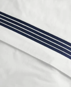 Quartette Navy/White Percale -Home Textiles Shop ShatteredVelvetTealCushion5