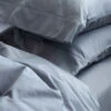 Silky 320 Thread Count Cotton Sateen Fog Blue -Home Textiles Shop Silky 320 Thread Count Cotton Sateen Fog Blue4