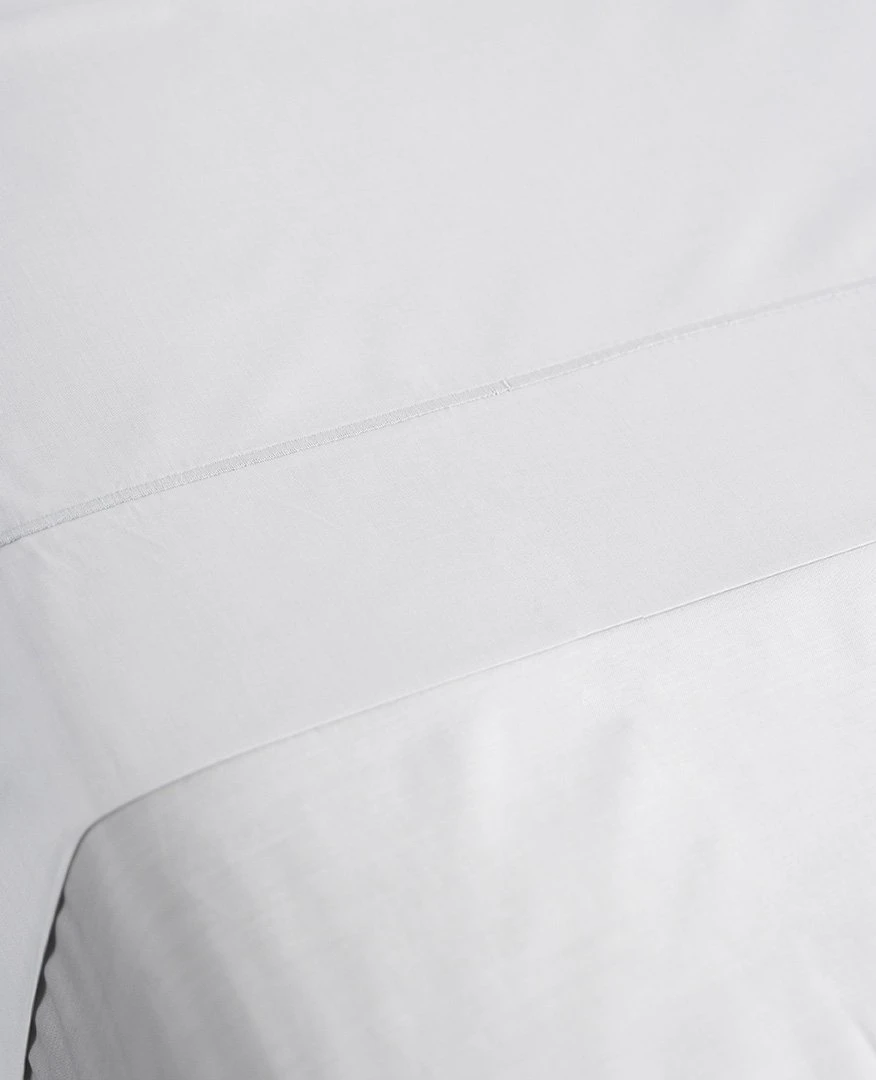Silky 600 Thread Count Cotton Sateen Silver 6 Silky 600 Thread Count Cotton Sateen Silver - Image 4