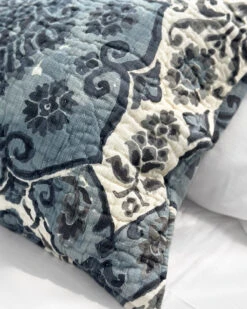 Sophia Quilt Limestone -Home Textiles Shop Sophia Linen Quilt Limestone2