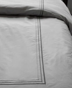 Trio 3-Line Ombré Grey/410TC Grey Percale -Home Textiles Shop Trio3 Line 410TCGreyPercale4