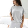 Ultra Soft Sleep Tee Cement -Home Textiles Shop UltraSoftSleepTeeCementBeauty1