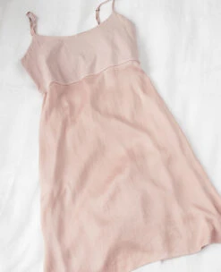 Washable Silk & Jersey Nightie Rosewater -Home Textiles Shop Washable Silk Nightie Rosewater