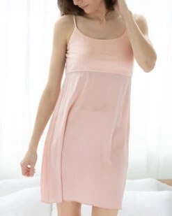 Washable Silk & Jersey Nightie Rosewater -Home Textiles Shop Washable Silk Jersey Nightie Rosewater3