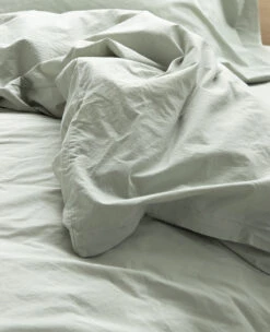 Washed Cotton Percale Sage 16 Washed Cotton Percale Sage -Home Textiles Shop Washed Cotton Percale Sage8